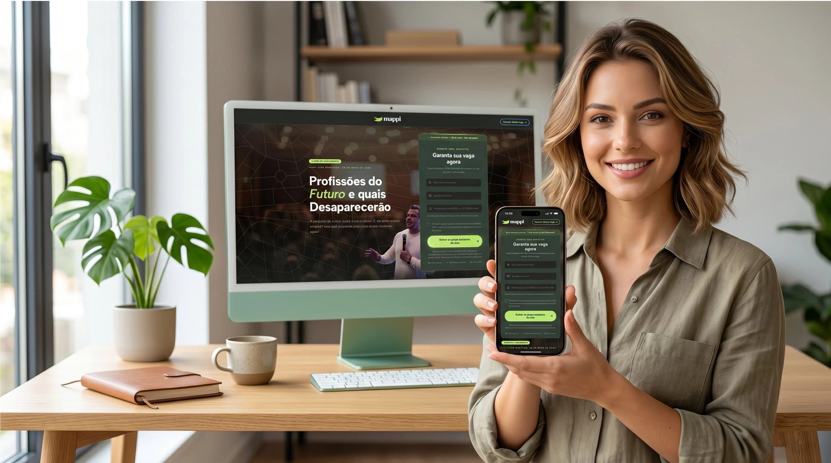 Capa Mappi · Landing page da Live